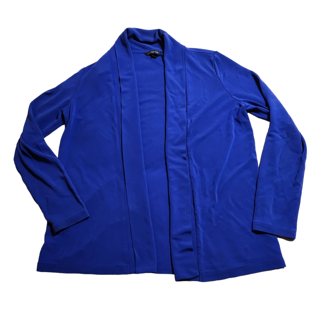 Lands' End Women's Blue Long Sleeve Open Jacket Size Medium B41